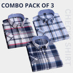 Combo Pack of 3 Men’s Formal Shirts – Stylish & Versatile Collection