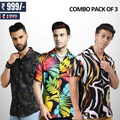 Men's Stylish Casual Shirts Combo Pack