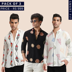 Men's Stylish Casual Shirts Combo Pack