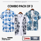 Men's Stylish Casual Shirts Combo Pack
