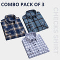Combo Pack of 3 Men’s Formal Shirts – Stylish & Versatile Collection
