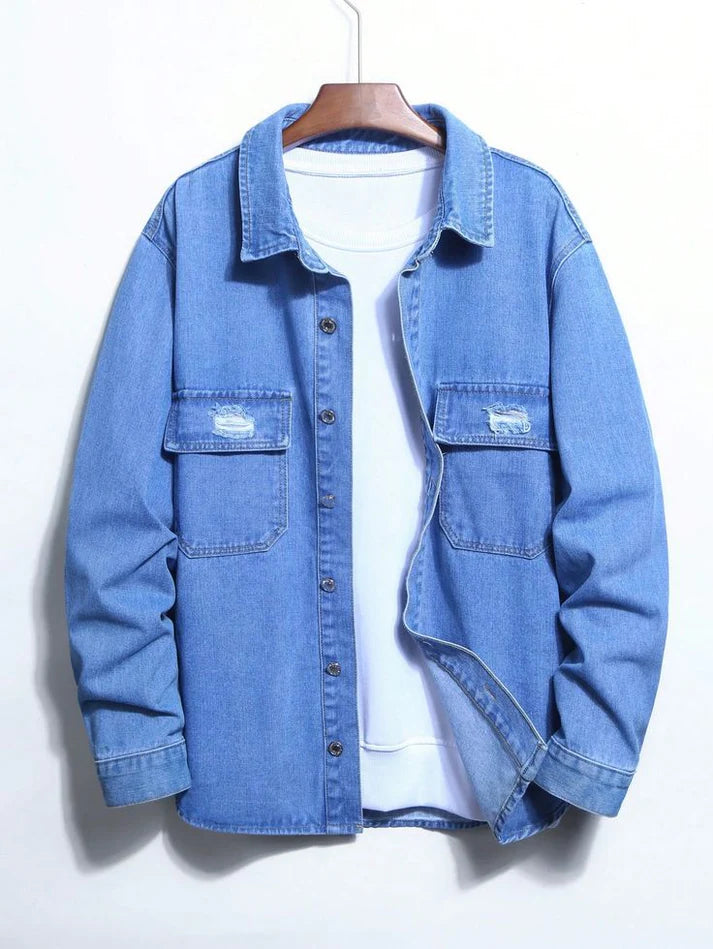 Casual Denim Shirt For Men (Pack of 3)