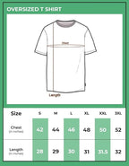 Oversized Baggy Fit Cotton Printed T-Shirts for Men – Pack of 3 Multicolor