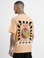 Oversized Baggy Fit Cotton Printed T-Shirts for Men – Pack of 3 Multicolor