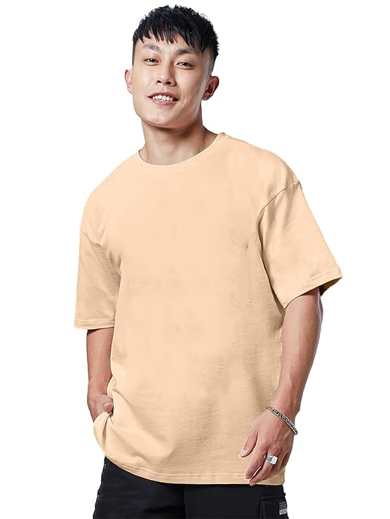 Oversized Baggy Fit Cotton Printed T-Shirts for Men – Pack of 3 Multicolor