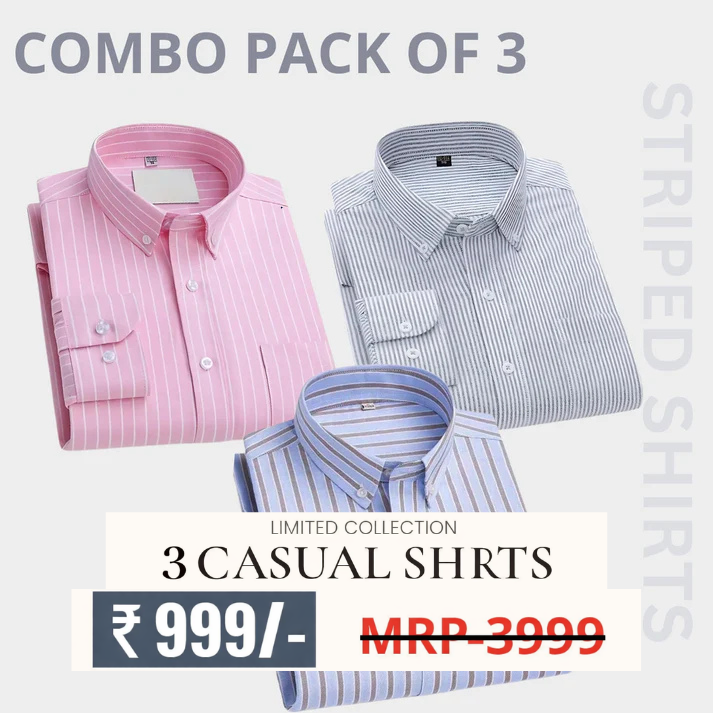 Stylish Branded Casual Shirts with Full Sleeves and Chinese Collar