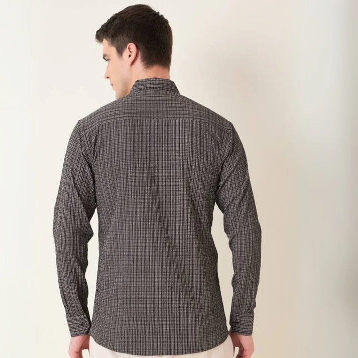 Stylish Branded Casual Shirts with Full Sleeves and Chinese Collar