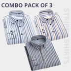 Combo Pack of 3 Men’s Formal Shirts – Stylish & Versatile Collection